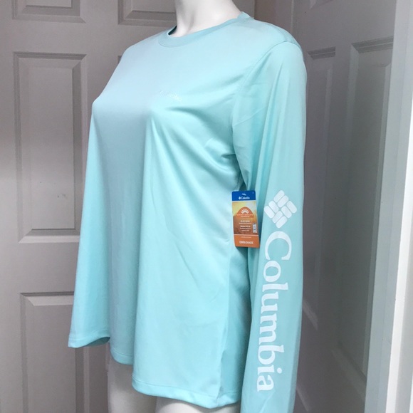 Columbia Athletic/Long-Sleeved Sun Shirt, L, NWT! - Picture 3 of 8